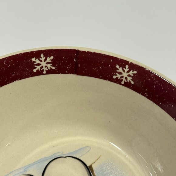 Royal Seasons Snowman Mug & Bowl Set St Nicholas Square Yuletide Stoneware - Picture 12 of 16